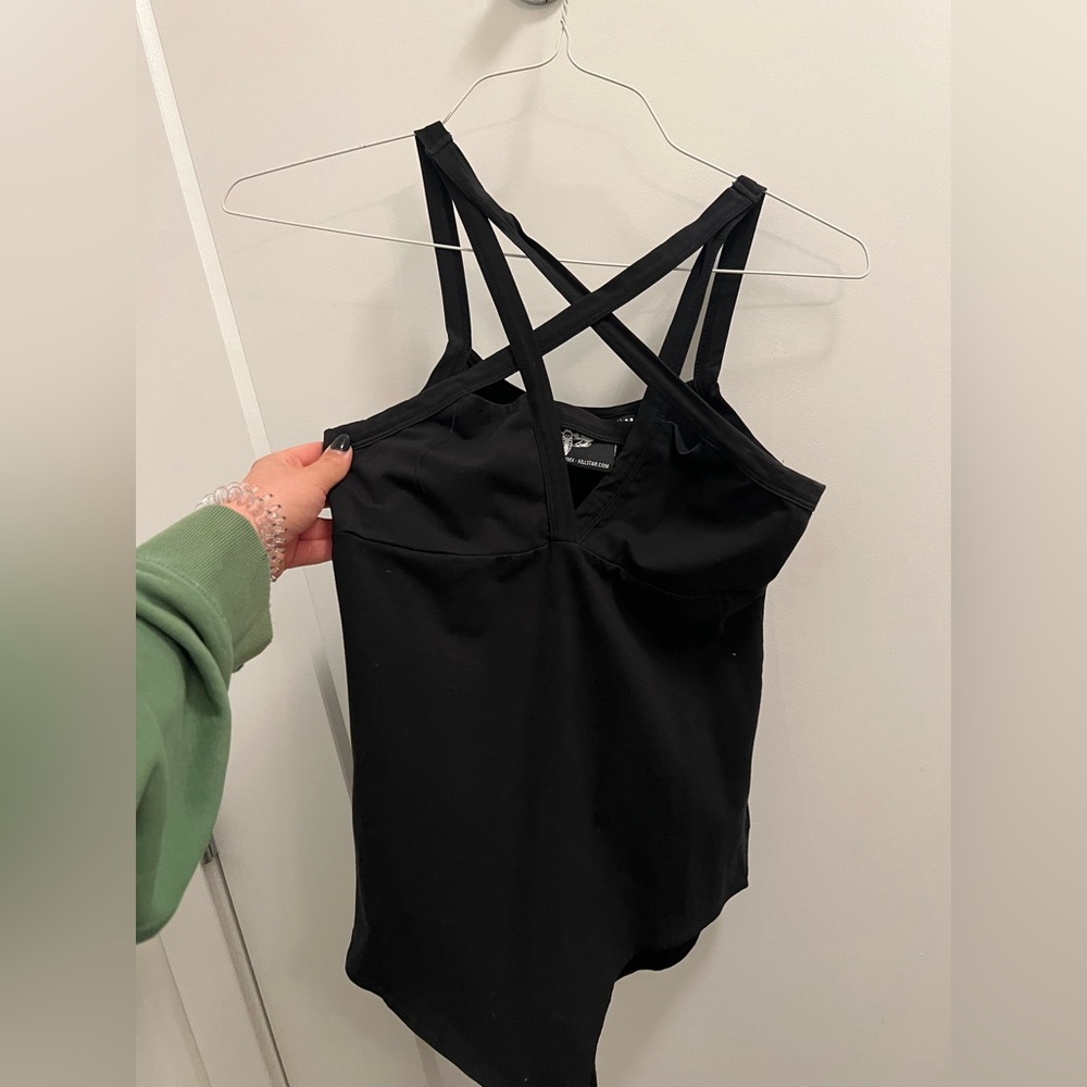 Killstar pentagram black bodysuit size small